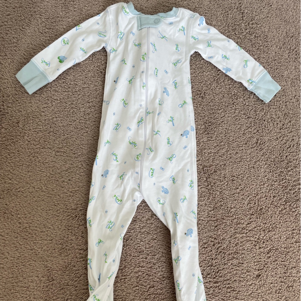 The Beaufort Bonnet Company Knox’s Night Night Pajamas in Alphabet Script